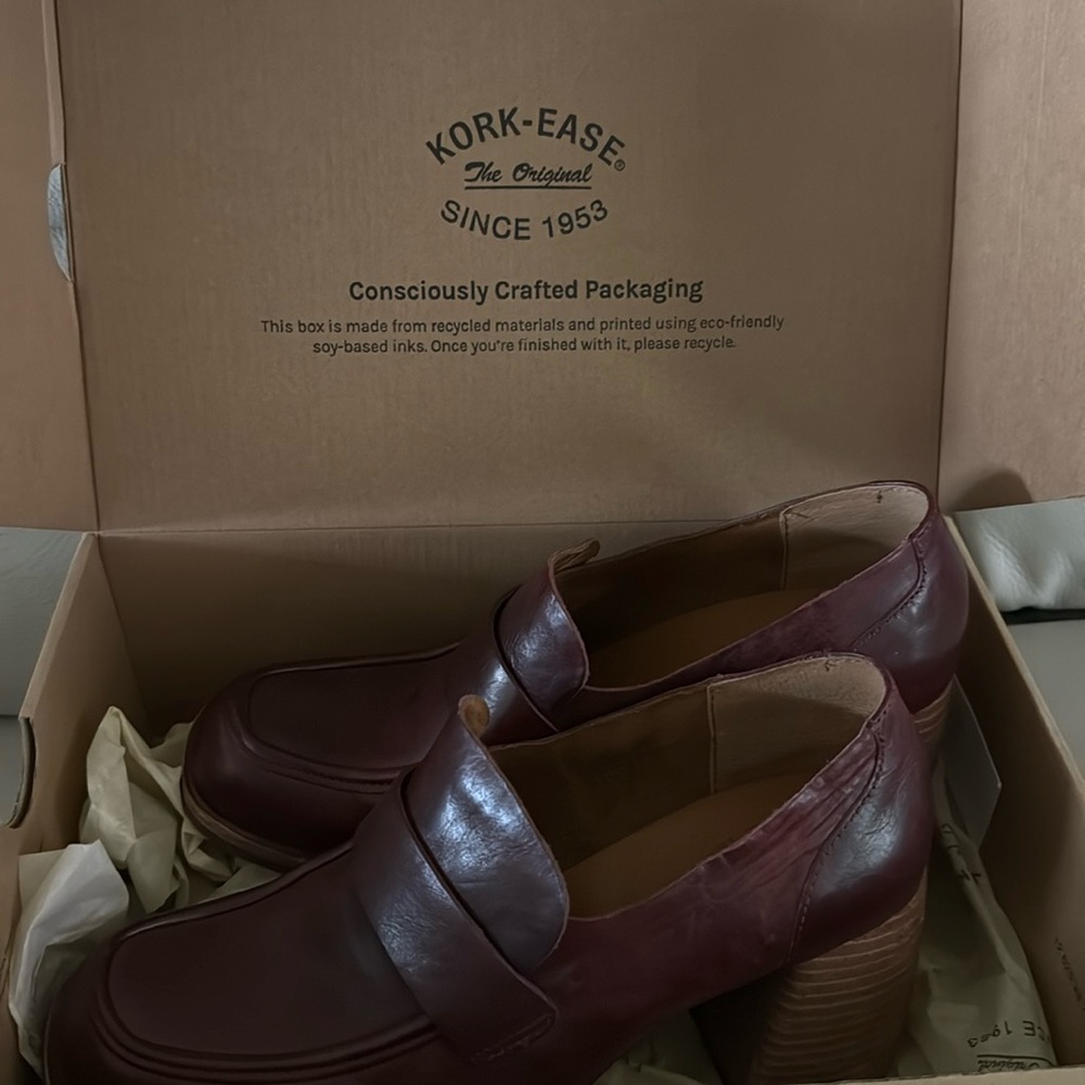 Kork-Ease Burgundy Loafers
